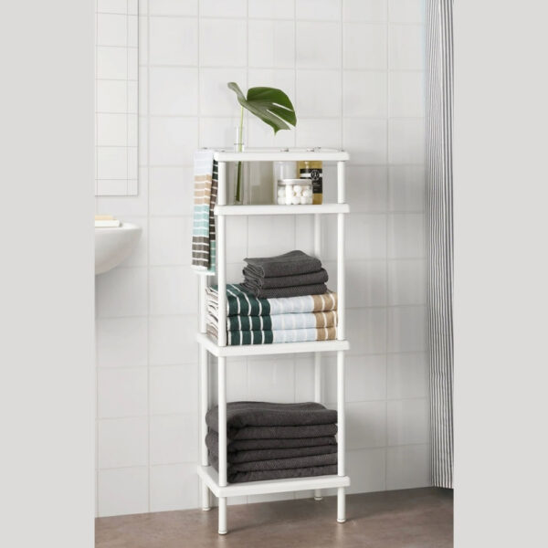 Bath Shelf With Towel Rail4-Tier Dynan