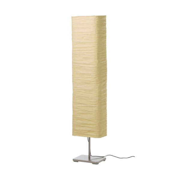 Floor Lamp With Rice Paper Shade 144 X 33Cm