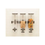Triple Canister Dispenser Wall Mount Grey 385Ml - Image 2