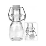 Clip Top Lid Glass Bottle 75Ml Clear