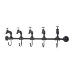 Wall Hanger Hook 5 Water Taps Ant.Black