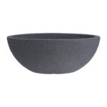 Flower Oval Bowl Planter Stone Effect