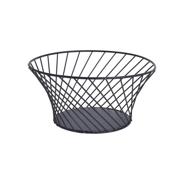 Fruit Basket Metal Wire Black