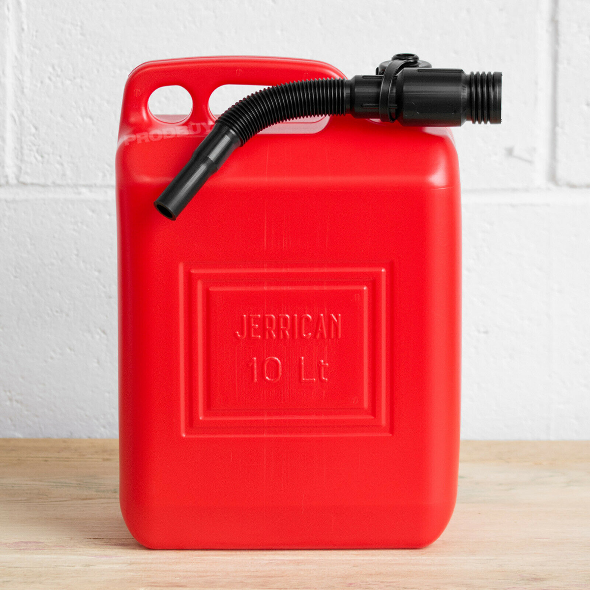 KPM-1557_1 Jerry Can 10 Liter With Flexible Pipe Black - Image 1