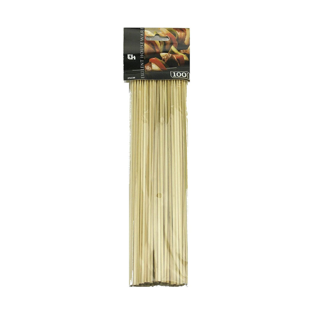 Bamboo Bb'Q Skewers 25Cm (100Pc/Pack)