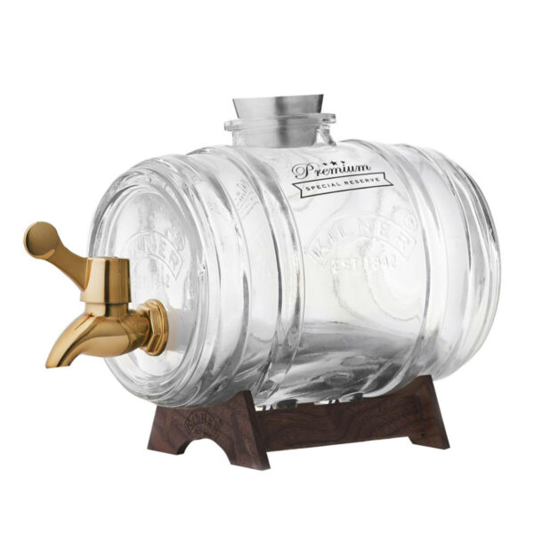 1 Litre Barrel Dispenser With Brass Tap