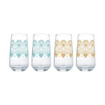 World Foods 4 Hi Balls Glasses - Image 2