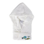 Bathrobe  6-8 Age Star White
