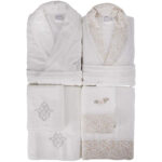 Family Bath Set Fine Touch Extra  Ecru