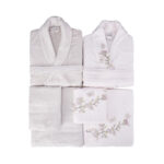 Family Bath Set Julia Salmon Bamboo Soft