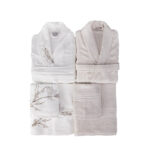 Family Bath Set Laura Ecru Bamboo Soft