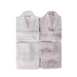 Family Bath Set Karena Lila Bamboo Soft