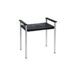 Bath Stool Silver 58H X39 X50 Cm
