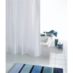 Shower Curtain Textile 180X200 Cm Satin White