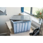 Box &Amp; Lid 50L Archive Clear/Steel Color - Image 2