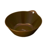 Hot Water Basin 2.4 L With Hole For Hook Brown