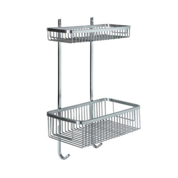 Shampoo/Lotion Basket 2-Tier Rect S/S