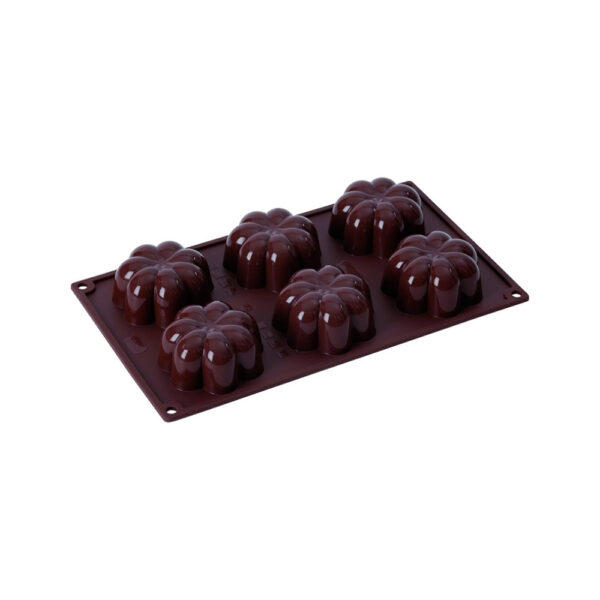 Silicone Mould Charlotte Brown 6 Servings