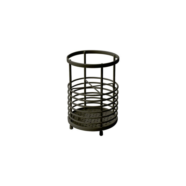Cutlery And Kitchen Tools Stand Metallic Grey