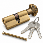 Single Cylinder 70Mm (Key+Knob) Bronze