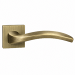 Lever Handle On Square Rose Bronze Diana