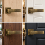 Lever Handle On Square Rose Bronze Vanessa - Image 2