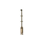 Door Bolt 500Mm  Matt Old Antique