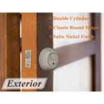 Double Cylinder Deadbolt Brass - Image 4