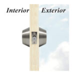 Double Cylinder Deadbolt Brass - Image 2