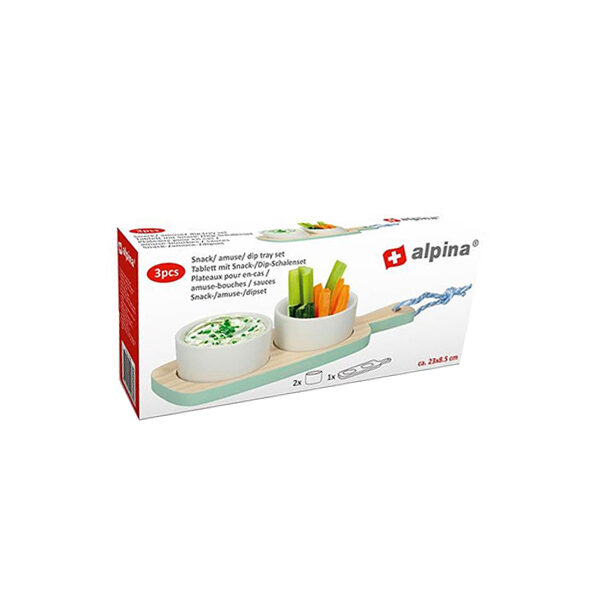 Snack Dip Tray Set Of 3 Pcs