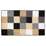 Bath Rug Caro Black 60X105Cm
