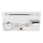 Bathroom Accessories Set 6 Pc Chrome