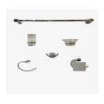 Bathroom Accessories Set 6 Pc Chrome