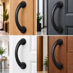 Pull Handle Black Coated Arco - Image 2