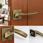Lever Handle On Square Rose Bronze Olimpia - Image 2