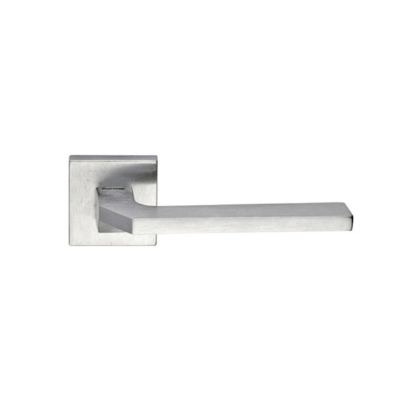 Lever Handle On Square Rose Mat Chrome Alice