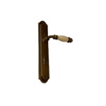 Lever Handle On Plate Old Bronze  Siena Beige - Image 2