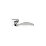 Lever Handle On Square Rose Pvd Mat Chrome Diana