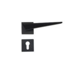 Lever Handle On Square Rose Black Naxos - Image 3