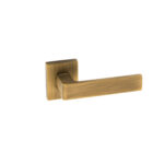 Lever Handle On Square Rose Old Bronze Asti