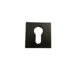 Escutcheon (Pair) Sq.50X50 Mm.Black Coated
