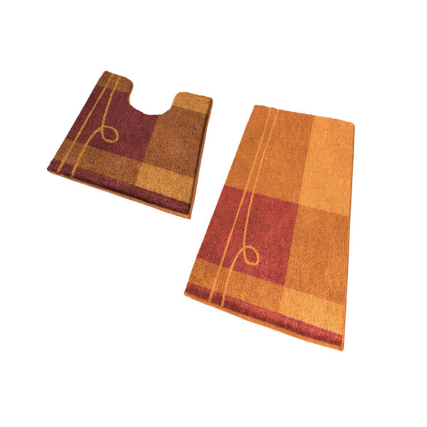 Bath+Toilet Rug (2Pc) Tivoli Brandy