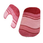 Bath+Toilet Rug (2Pc) Siesta Light Pink
