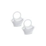 Mini Cup Carryall Solid White