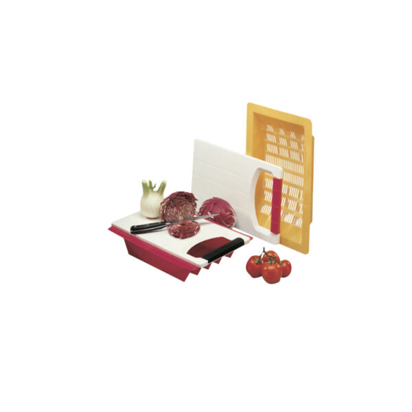 Chopping Board + Strainer (28X39X7.5Hcm)