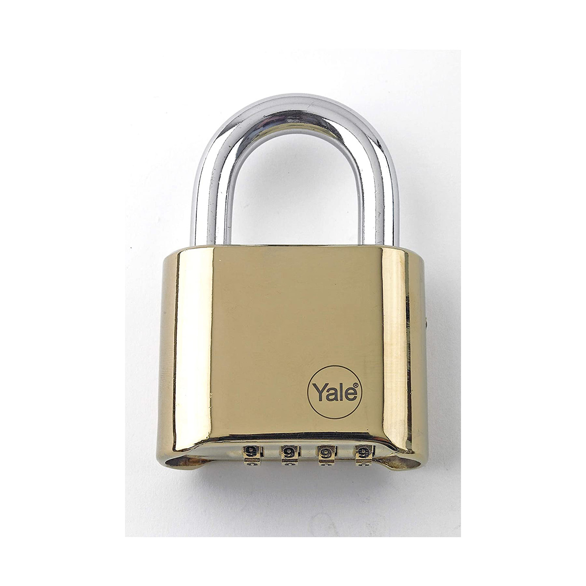 yal-107_1 Pad Lock 50Mm Brass Polish (4 Digit) Combination - Image 1