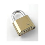 Pad Lock 50Mm Brass Polish (4 Digit) Combination - Image 3