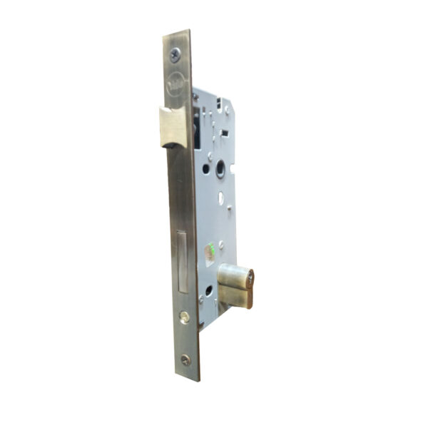 Mortise Lock Body 45Mm W/Double Cylinder 60Mm Antic Bronze