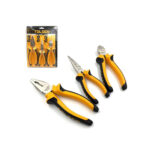 Pliers Set 3Pcs Forged Steel Nickel Finish
