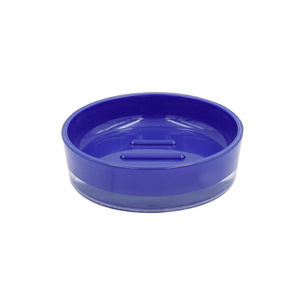 Soap Dish Disco Blue  11.3X11.3X3 Cm